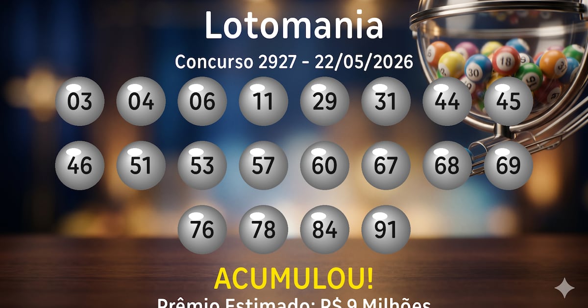 Lotomania: see the numbers drawn in contest 2927